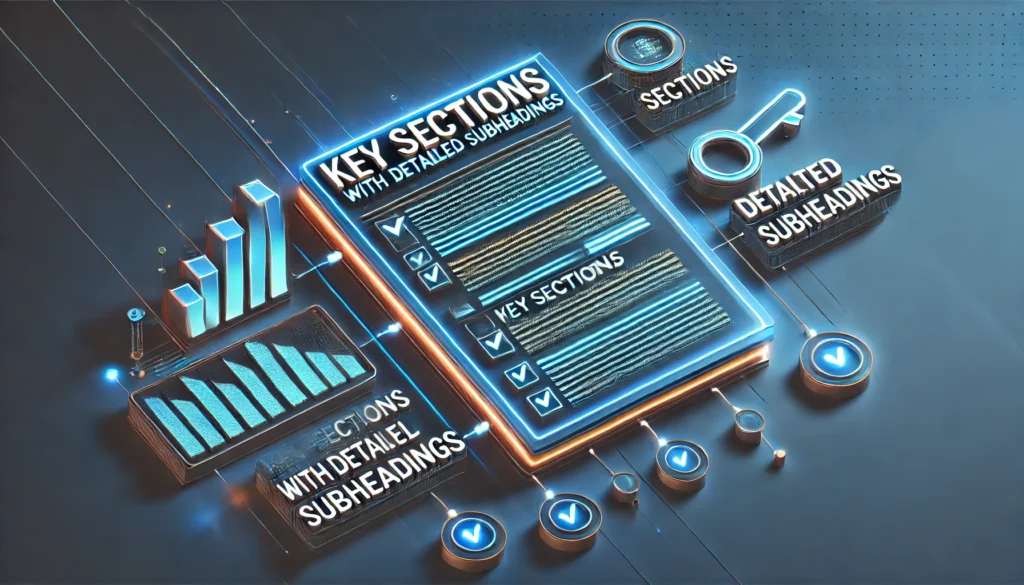 Key Sections with Detailed Subheadings